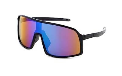 Basley Herren Sportliche 8308-S-35 Sonnenbrille, schwarz, Normal von Basley