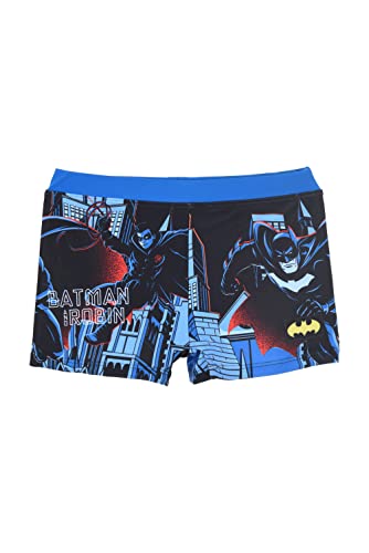 Batman Badeshorts für Jungen, Badehose für Kinder, Jungen Slips, Boxer-Badeanzug Robin DC Comics Design, Größe 10 Jahre, Blau von Batman