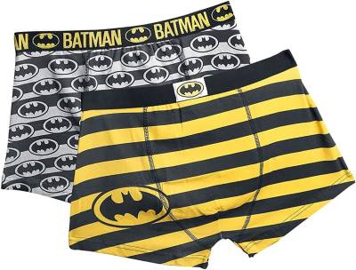 Batman Boxershorts 2x BATMAN Boxershorts 2 Stück Doppelpack Herren Größen S M L XL XXL Erwachsene + Jugendliche von Batman