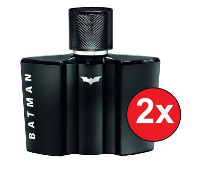 Batman Eau de Toilette The Dark Knight Rises Edt Parfum Duft 2x50ml Herrenduft, 2-tlg., Intensiv sinnlich männlich Parfüm Geschenk für Herren Männer Jungen von Batman