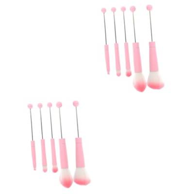 Beavorty 10 Stk Make-up-Pinsel mit Metallgriff Lidschatten Pinsel kosmetikpinsel Make-up Pinsel Frauen Make-up Mädchen Pinsel hervorheben/aufhellen Concealer Pinsel Foundation-Pinsel Rosa von Beavorty