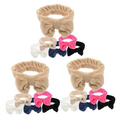 Beavorty 18 Stk Stirnband Make-up-Stirnbänder Koreanisches Hautpflegeset Trainingsanzug Stirnbänder für sportliche Damen gesicht kopftuch waschen Schleife Stirnbänder Haarband Vertrag Spa von Beavorty