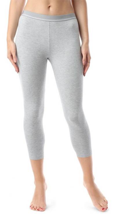 Bellivalini Leggings Damen 3/4 Capri Leggings mit Ziergummi BLV50-181 (1-tlg) elastischer Bund von Bellivalini