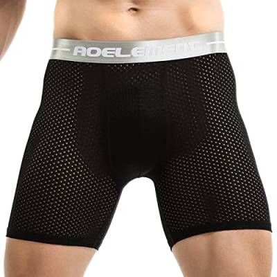 Beokeuioe Boxershorts Herren Atmungsaktive Unterhosen mit optimaler Passform und weicher ärgerliche Hosen für Männer atmungsaktiv Bequeme Boxer-Unterhose Gesäß Seide Unterwäsche Herren von Beokeuioe