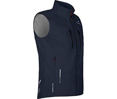 Bergson SKIEN THERMO Weste | Herren Regenweste, recycelt, leicht wattiert, 20000 mm Wassersäule, navy blazer [329], 56 - Herren von Bergson