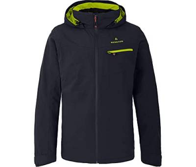 Forvert TALLMOS | Herren Regenjacke, Netzfutter, 20000 mm Wassersäule, night sky/lime punch (367/268), 54 - Herren von Bergson