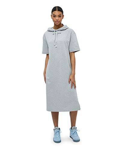 Beyond Now Women's Billi GOTS Hoodie Dress, Grey Melange, XL von Beyond Now