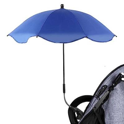 Aufsteckbarer Regenschirm mit Klemme | Regenschirm für Kinderwagen mit Klemme | Regenschirm-Kinderwagen für Kleinkinder 1-3 | UV-Schutz-Regenschirm-Kinderwagen Aufstecken für Kleinkinder 1–3 Jahren von Bisenty