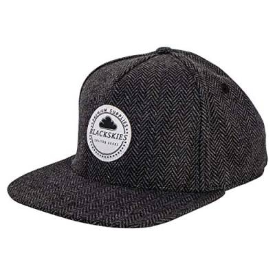 Blackskies Hyperion Snapback Cap | Schwarz Grau Weiß Schirm Herren Basecap Premium Baseball Mütze Kappe Wolle von Blackskies