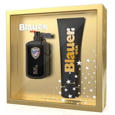 Blauer Eau de Parfum für Herren, United Black Geschenkbox, Parfüm, EdT, 50 ml, Duschgel, 150 ml von Blauer