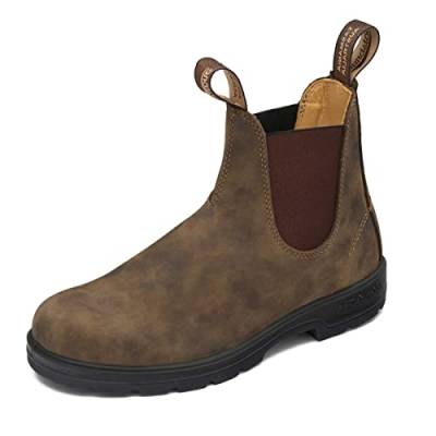 Blundstone Classic Comfort 585, Unisex-Erwachsene Chelsea Boots, Braun (Rustic Brown), 45 EU 11UK von Blundstone