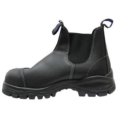 Blundstone Herren Werk- en veiligheidslaarzen Chelsea Boot, Black Platinum, 45 EU von Blundstone