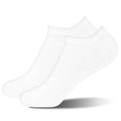 Bock op Kölle Sprint Sport Sneaker Socken Herren & Damen (2er Pack) Unisex (2 Paar weiß, 43-46) von Bock op Kölle