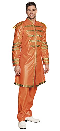 Boland - Kostüm für Erwachsene Sergeant, Orange-Gold, Herren-Kostüm, Jacke und Hose, Karneval, Mottoparty von Boland