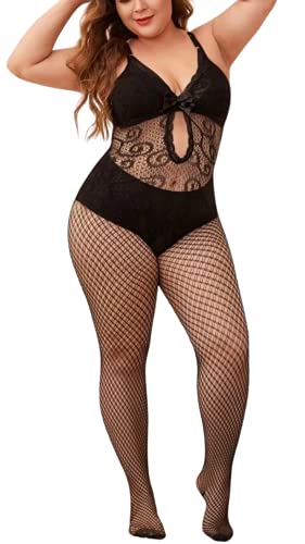 Bommi Fairy Sexy Dessous für Damen Nahtlose Mesh Chemise Dessous Baby Doll Minikleid Sexy Kleid Fishnet Negligees Lingerie Nachtkleid Sleepwear für Damen (Schwarz1) von Bommi Fairy