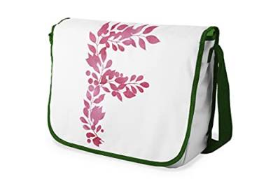 Le Jardin du Lin Digital Bedruckte Messenger Schultaschen mit Khaki Riemen für Mädchen und Jungen, Zurück zur Schule, Kuriertaschen für Schüler, Umhängetaschen, Größe: 29x36 Cm von Le Jardin du Lin