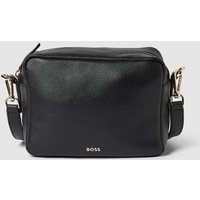 BOSS Black Women Handtasche aus Rindsleder in unifarbenem Design in Black, Größe One Size von BOSS Black Women