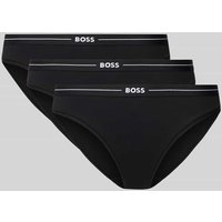 BOSS Black Women Slip mit elastischem Logo-Bund im 3er-Pack in Black, Größe XL von BOSS Black Women