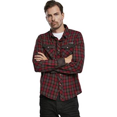 Brandit Checkshirt Duncan Red-Brown XXL von Brandit