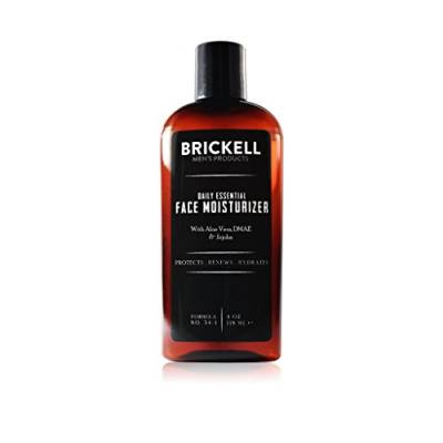 Brickell Men’s Daily Essential Face Moisturizer - Natürliche & organische Feuchtigkeitscreme - Männer Gesichtscreme - Mit Hyaluronsäure, Grüntee Extrakt & Jojobaöl - 118 ml - Parfümiert von Brickell Men's Products