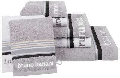 Bruno Banani Handtuch Set "Maja, 1 Duschtuch, 2 Handtücher, 2 Gästehandtücher, 2 Waschhandschuhe", (Set, 7 St., 1 Duschtuch-2 Handtücher-2 Gästetücher-2 Waschhandschuhe) von Bruno Banani
