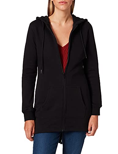 Build Your Brand Damen BY148-Ladies Sweat Parka Kapuzenpullover, Black, L von Build Your Brand