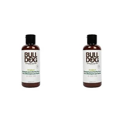 Bulldog Original Bartshampoo & Conditioner Herren, 2er Pack (1 x 200 ml) von BULLDOG