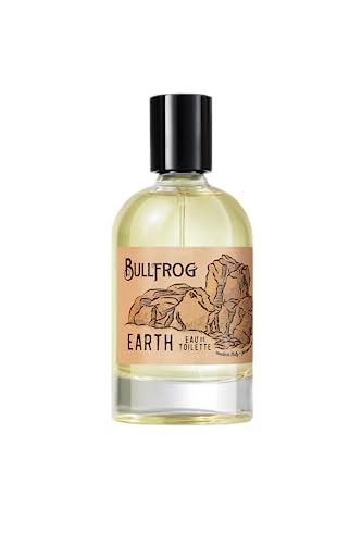 Bullfrog Eau de Toilette Elements: Earth 100 ml, Duft für Herren, Noten von Orange, Bitterer Grapefruit und Mandarine, Sichuan-Pfeffer und Geranie Afrikanisch, Vetiver, Bezoino und Patchouli – Made in von Bullfrog