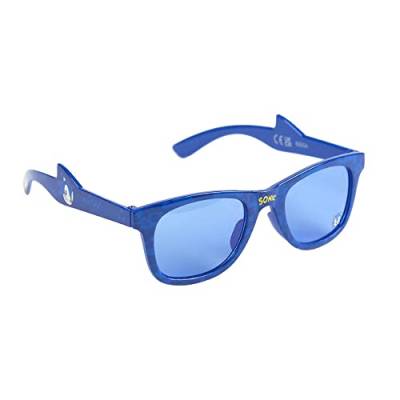 cartoon Sonic-Sonnenbrille mit UV400-Filter, rechteckig, oval, konturiert, mehrfarbig, blau von CARTOON