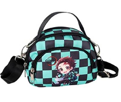 CHENMA Damen Anime Handtasche Umhängetasche Crossbody Abendtasche Citytasche Schultertasche Handbag mit breitem Schultergurt DS Grün 1 von CHENMA