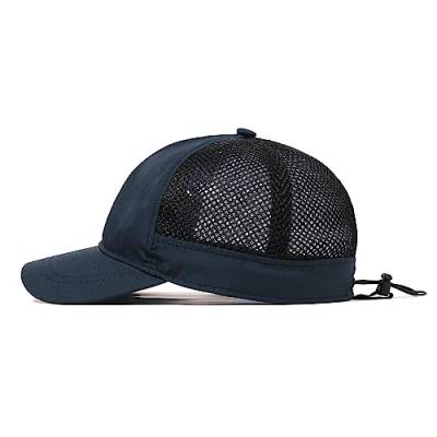 CLAPE Mesh Short Brim Baseball Cap Atmungsaktiv Basecap Quick Dry Running Cap UV-Schutz Sommer Sport Kappe Verstellbar Golf Cap von CLAPE