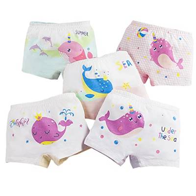 CM-Kid Baby Mädchen, Slip, mutandine, biancheria intima Unterwäsche-Set für Babys und Kleinkinder, balena, 7-8 anni von CM-Kid