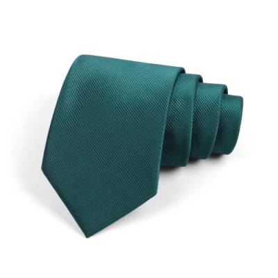 CM-Kid Herren, einfarbig, für Business, Hochzeit, Party, formelle Krawatten, 5# Grün, Einheitsgröße von CM-Kid