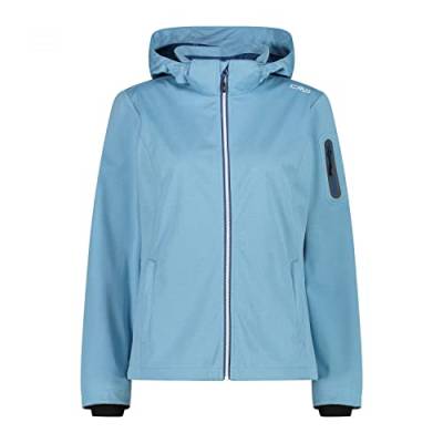 CMP Damen Light Melange Softshell Jacke, cielo mel., 40 von CMP