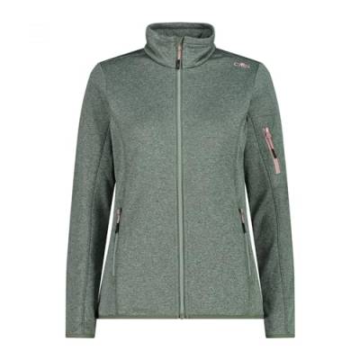 CMP Damen Strickjacke Knit-Tech Jacke, Salbei-Jade, 46 von CMP