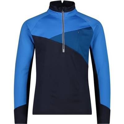 CMP Herren Fleeceshirt Black Blue-River 56 von CMP