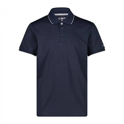 CMP Herren Polo T-Shirt, b.Blue-Cemento, 52 von CMP