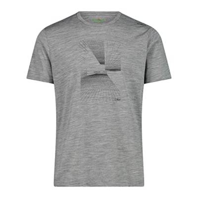 CMP Herren T-Shirt, Grey Mel., 50 von CMP