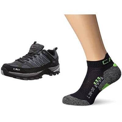 CMP Rigel Herren Trekking- & Wanderhalbschuhe + Running Skinlife Socken von CMP