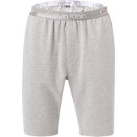 Calvin Klein Underwear Herren Pyjama Shorts grau Baumwolle unifarben von Calvin Klein Underwear