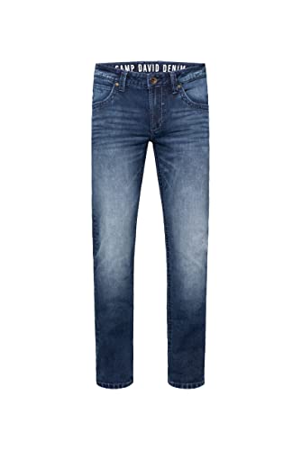 Camp David Herren Jeans NI:CO aus Sweatmaterial Dark Blue Jogg 32 34 von Camp David