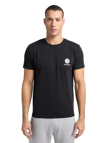 Carlo Colucci Atletico Doppelpack T-Shirt De Petris Schwarz 3XL von Carlo Colucci