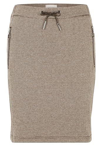 Cartoon Damen Minirock mit Muster Brown/Taupe,36 von Cartoon