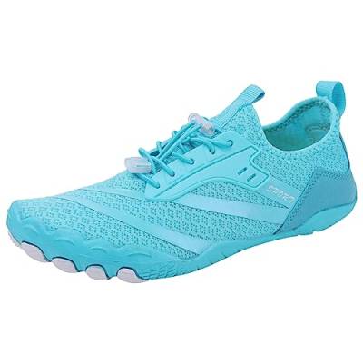 Celucke Sandalette Badeschuhe Wasserschuhe Strandschuhe Schnell Trocknend Schwimmschuhe Breathable Aquaschuhe Surfschuhe Strandschuhe Barfußschuhe für Herren Damen 37-47 von Celucke Sandalette