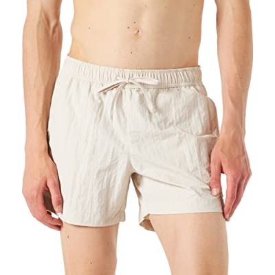 Champion Herren Beachshorts Small Logo Badehose, Taubengrau, L von Champion