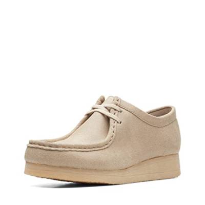 Clarks Damen PADMORA Oxford, Taupe Distressed, 42.5 EU von Clarks