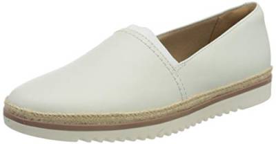 Clarks Damen Serena Paige Sneaker, White Leather, 41 EU von Clarks