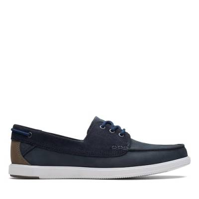 Clarks Herren Bratton Boat Boat Shoe, Navy Nubuck, 42 EU von Clarks