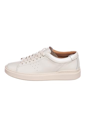 Clarks Herren Craft Swift Sneaker, White Leather, 47 EU von Clarks