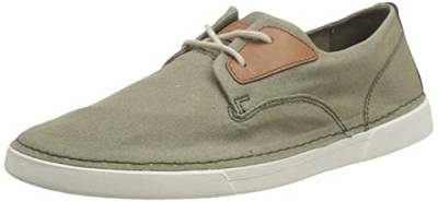 Clarks Herren Gereld Tie Sneaker, Olive Textile, 43 EU von Clarks